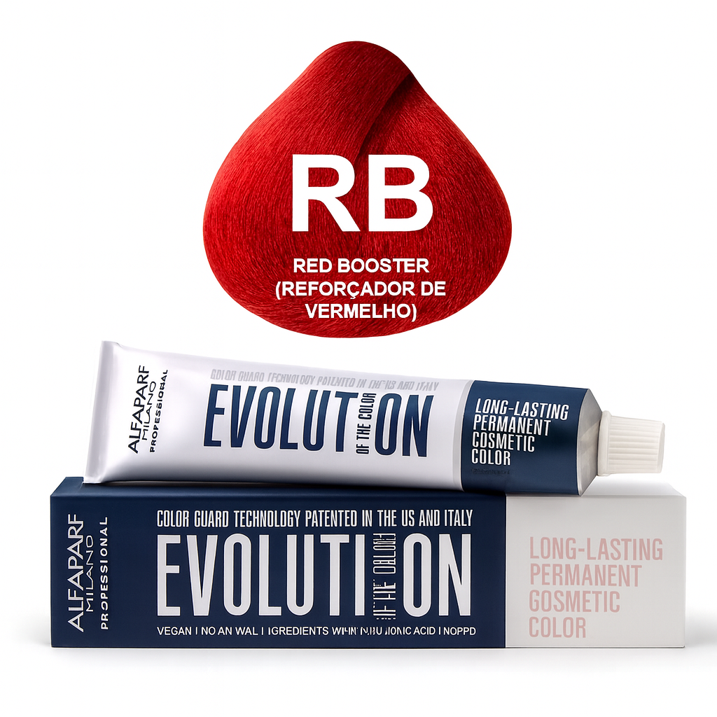 Coloração Alfaparf Evolution - RB Reforçador de Vermelho Coloração 60g