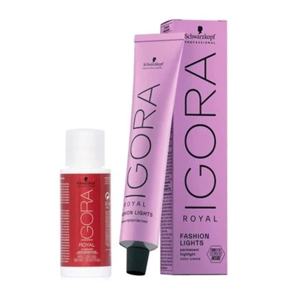 Kit Coloração + OX - Igora Fashion Lights.  Escolha a cor e OX