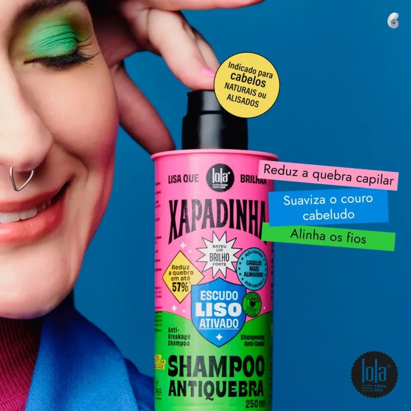 Kit Lola Cosméticos Xapadinha– Bálsamo + Shampoo + Máscara